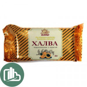 Халва  Тимоша Подсолнечная с курагой 250гр 1/30