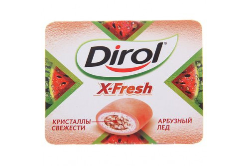 Дирол X-FRESH Арбуз 192гр 1/12 (8) Дирол X-FRESH Арбуз 192гр 1/12 (8)