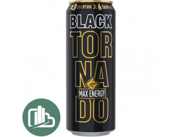 Торнадо энерг нап 0,45л 1/12 ж/б Black