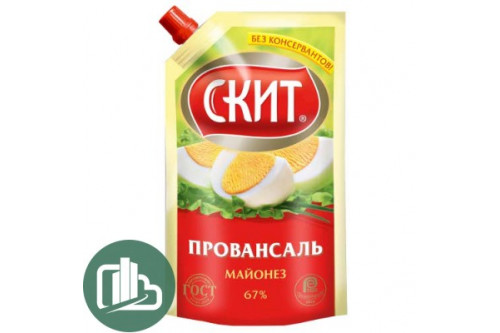 Майонез  СКИТ  провансаль 400гр 1/20 дой-пак