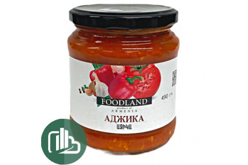FOODLAND Аджика 490гр 1/6