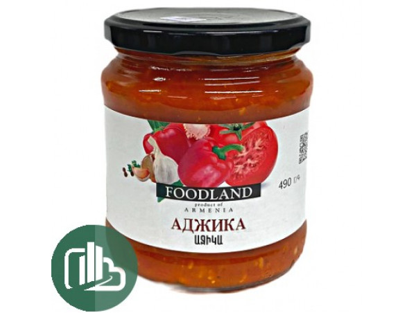 FOODLAND Аджика 490гр 1/6
