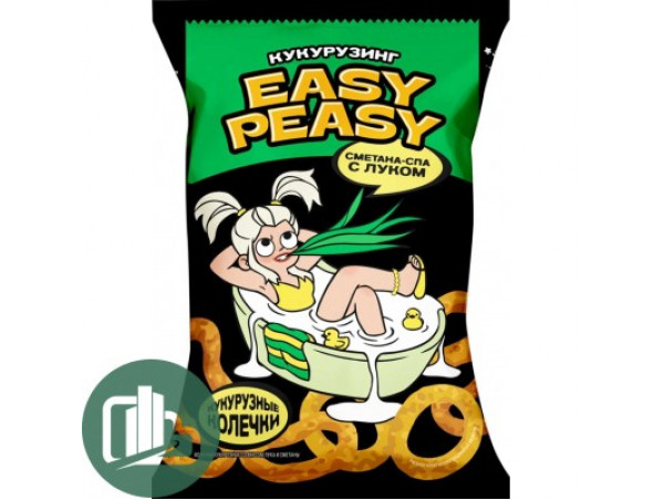 Палочки кукурузные "EASY PEASY" Сметана Лук 50г 1/24