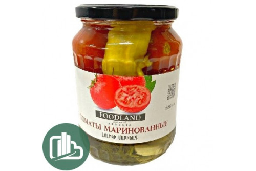 FOODLAND Томаты Маринованные 680гр 1/6