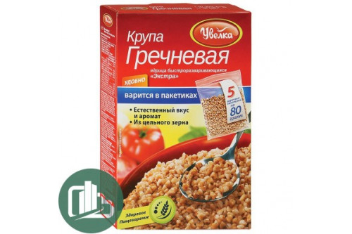 Увелка 941.Крупа Гречневая ядрица ЭКСТРА 400гр 5*80гр 1/6 Увелка 941.Крупа Гречневая ядрица ЭКСТРА 400гр 5*80гр 1/6