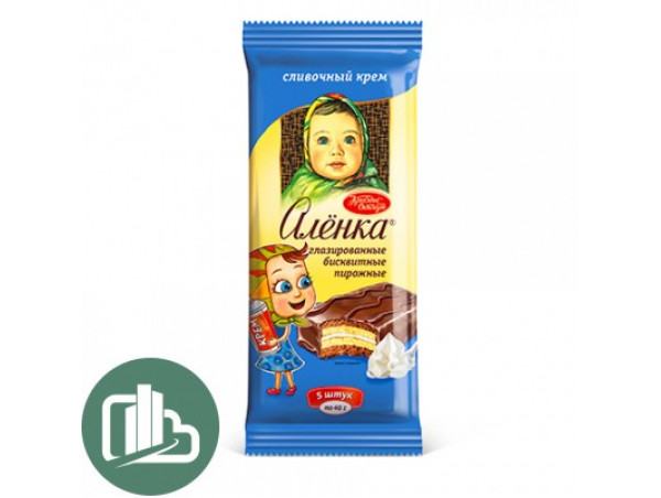 Аленка пирожное биск.слив.крем 150гр 1/12