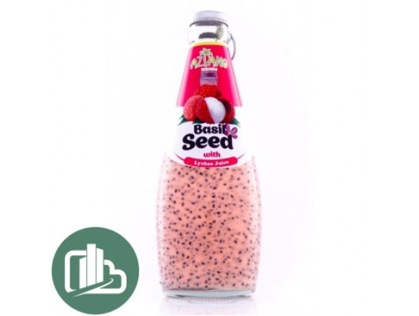 Нектар 30% Азиано Личи с семенами базилика 290мл 1/24 Lychee Juice with Basil Seed Drink