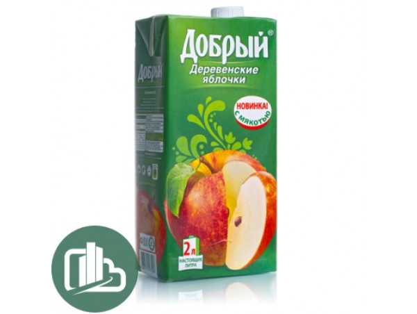 Добрый 2л яблоко красн.1/6 Добрый 2л яблоко красн.1/6