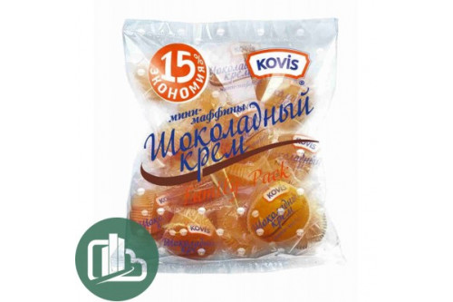Кекс Мини-Маффины с кремом шоколадным  470гр 1/6
