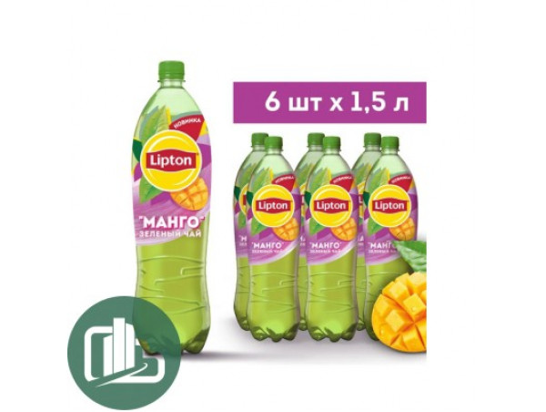 Бут. Липтон 1,5л Манго  1/6
