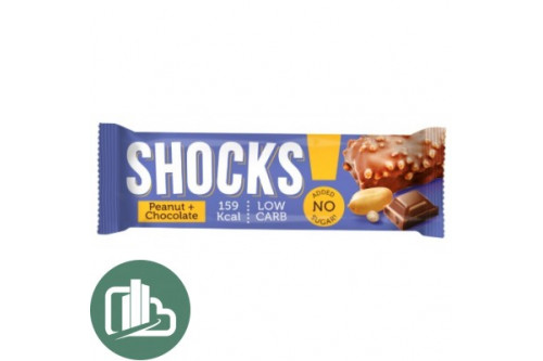 Бат глаз SHOCKS шоколад арахис 35гр 1/12