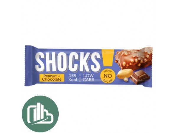 Бат глаз SHOCKS шоколад арахис 35гр 1/12