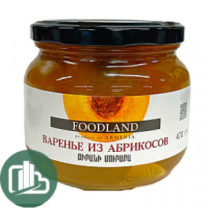 FOODLAND Варенье Абрикос 470гр 1/6
