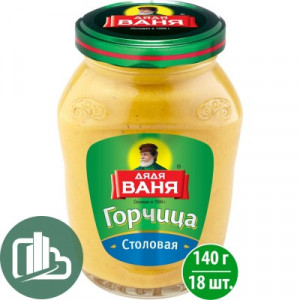 Дядя Ваня Горчица столовая 140гр 1/18 Дядя Ваня Горчица столовая 140гр 1/18