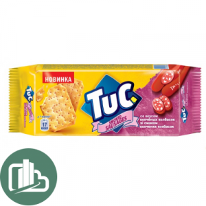 Крекер Тук 100гр Копчен. колбаски 1/24