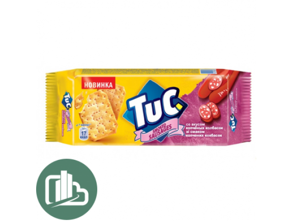 Крекер Тук 100гр Копчен. колбаски 1/24