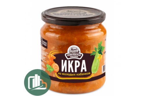 Семилукская Трапеза закуска овощная из молодых кабачков 460г 1/8