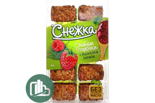 Печенье Снежка сдобные палочки с малина 308г 1/11 Печенье Снежка сдобные палочки с малина 308г 1/11