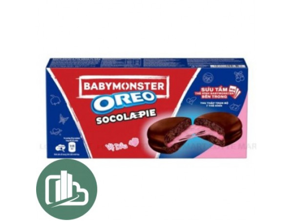 Орео BabyMonster чоко-пай Клубника 168г 1/12