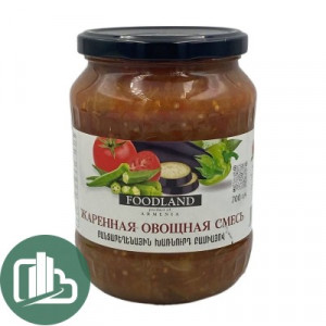 FOODLAND 700г 1/6 Жаренная овощная смесь с бамия