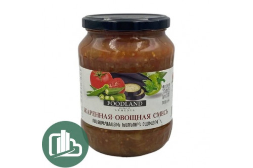 FOODLAND 700г 1/6 Жаренная овощная смесь с бамия