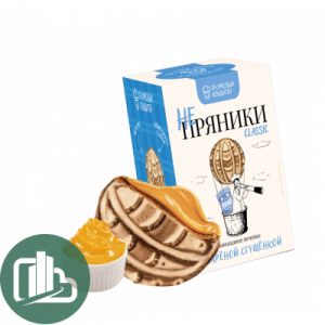 Печенье сдобное шок. Не-Пряники с вар.сгущенкой  200гр 1/16