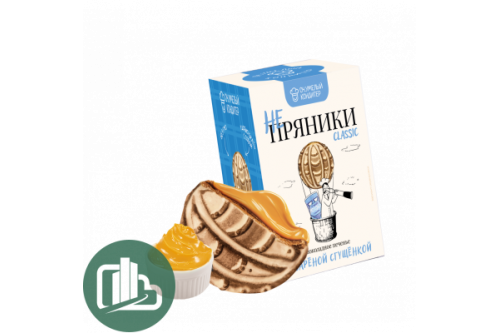 Печенье сдобное шок. Не-Пряники с вар.сгущенкой 200гр 1/16 Печенье сдобное шок. Не-Пряники с вар.сгущенкой 200гр 1/16