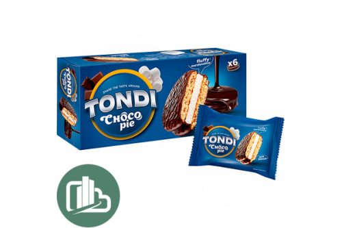 Яшкино Тонди Чоко пай 180г 1/16 (Gnam)