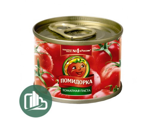 Томатная паста "Помидорка" 70гр ж/б ключ 1/50
