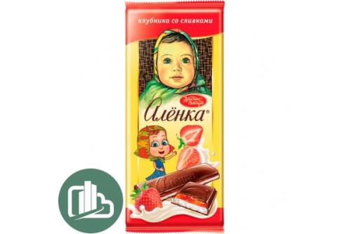 Алёнка 87г 1/10 Клубника со сливками