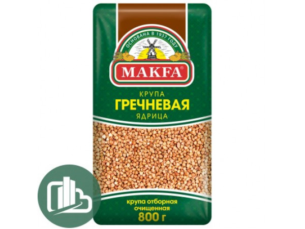 Макфа Гречка ядрица быстроразвивающая 800гр 1/6