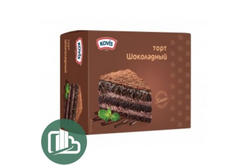 Торт бискв. Шоколадный 240г 1/12 "Ковис"