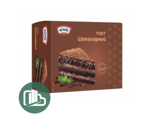 Торт бискв. Шоколадный 240г 1/12 "Ковис"