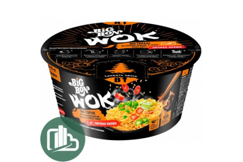 Биг-Бон WOK горенг по-индонез. в соусе чили  85г 1/24 по китайский