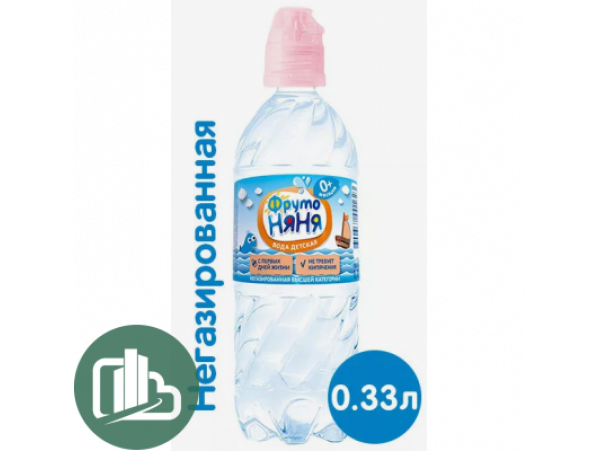 Фруто Няня 0,33л 1/12 вода детская