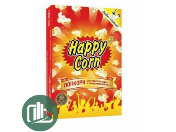 Попкорн для СВЧ 100гр HAPPY CORN сладко-саленый 1/20 Попкорн для СВЧ 100гр HAPPY CORN сладко-саленый 1/20