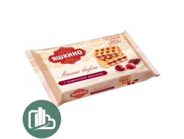 Яшкино мягкий вафли с вишня 120г 1/34 Яшкино мягкий вафли с вишня 120г 1/34