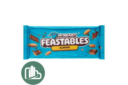 Mr Beast Almond шоколадная плитка миндаль 60гр 1/10