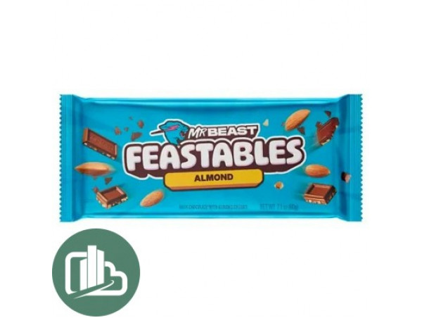 Mr Beast Almond шоколадная плитка миндаль 60гр 1/10