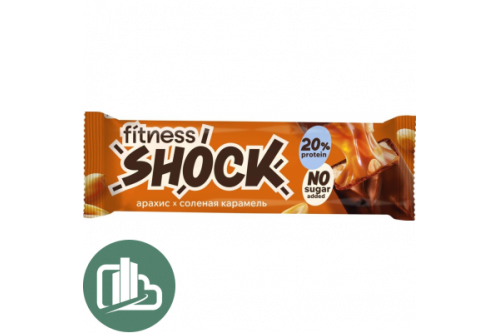 Бруки  Fitnes SHOCK Арахис карамель 50гр 1/8