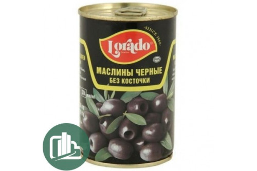 Маслины  LORADO черные б/к 314мл. 1/12
