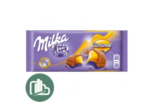 Милка  100гр. Caramel  1/18