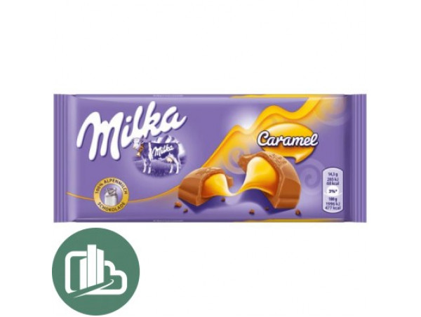 Милка  100гр. Caramel  1/18