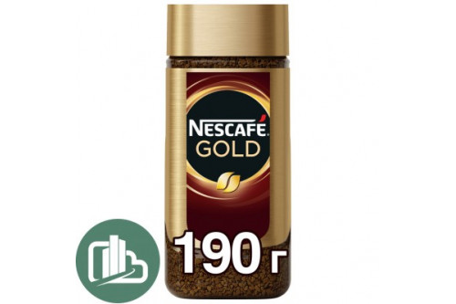 Нескафе Голд 190гр стекло 1/6 Нескафе Голд 190гр стекло 1/6