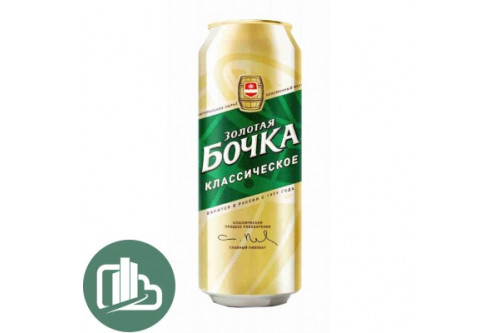 Золотая Бочка класс.пиво 0,5 ж/б 1/24 (72)