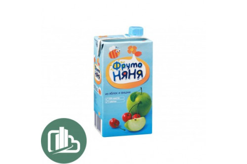 Фруто-Няня 0,2л яблоко и вишня 1/18 Фруто-Няня 0,2л яблоко и вишня 1/18