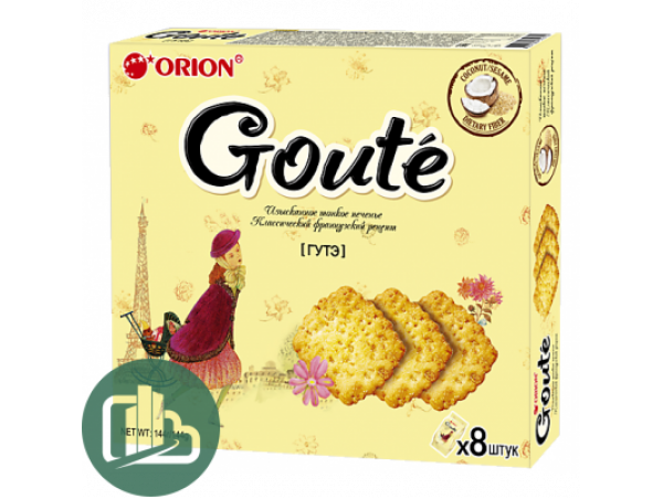 Печенье Орион Goute 144гр 1/10