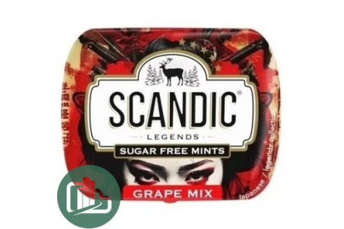 SCANDIC конфеты Виноградный микс  14г 1/12 (18)