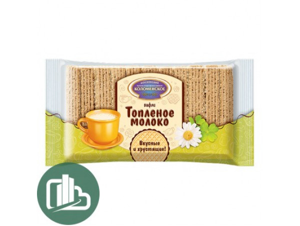 Вафли Коломенские топ. молоко 220гр 1/20