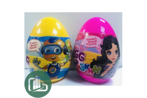 Яйцо EGG сюрприз для Девочек и мальчиков  игрушка+ карамель  170 г (24)